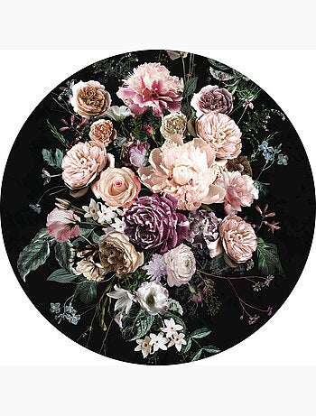 Photo Murale Ronde - Assortiments De Fleurs
