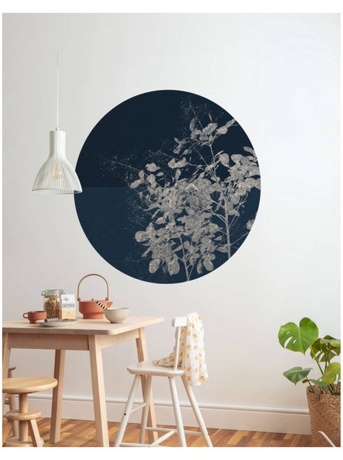 Photo Murale Ronde - Branches De Fleurs - Kiabi