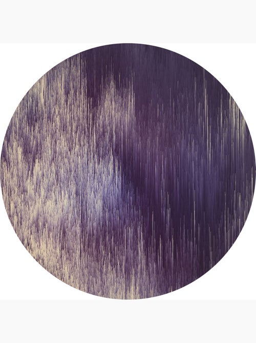 Photo Murale Ronde - Dégradé De Violet - Kiabi