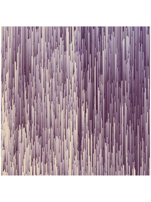 Photo Murale Ronde - Dégradé De Violet - Kiabi