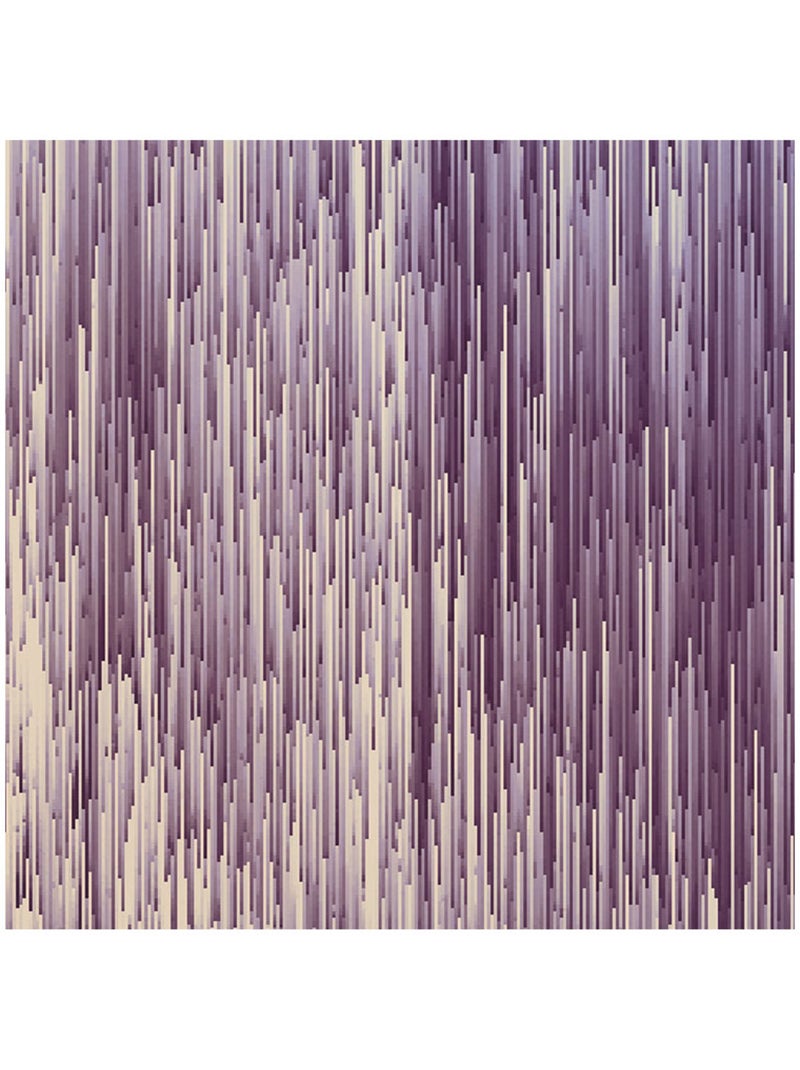 Photo Murale Ronde - Dégradé De Violet Multicolore - Kiabi