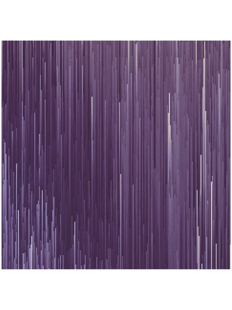 Photo Murale Ronde - Dégradé De Violet Multicolore - Kiabi