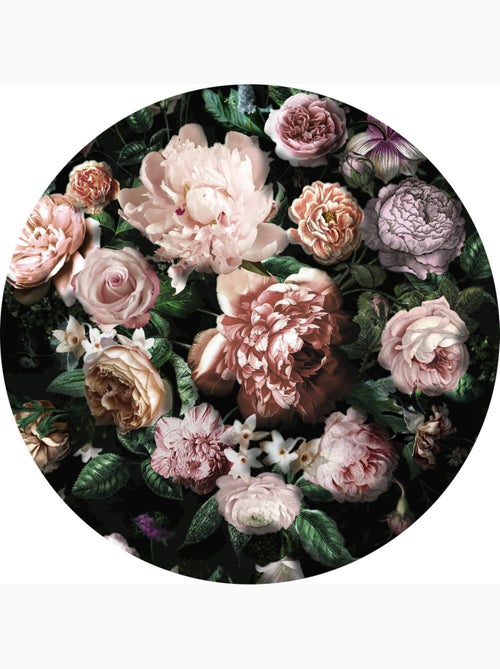 Photo Murale Ronde - Design De Fleuriste - Kiabi