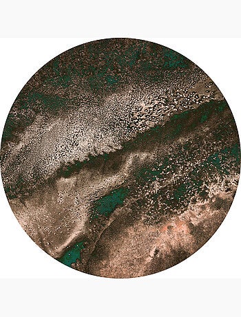 Photo Murale Ronde - Effet Cuivré