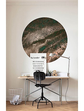 Photo Murale Ronde - Effet Cuivré