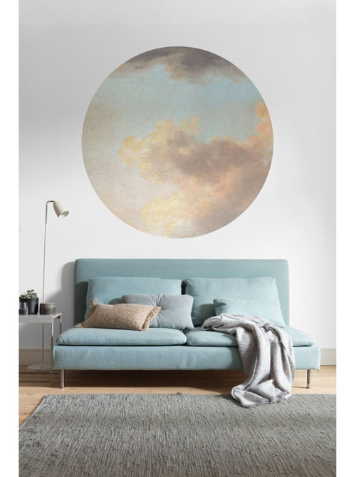 Photo Murale Ronde - Effet De Nuages Pourpres - Kiabi