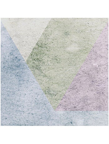 Photo Murale Ronde - Effet De Prisme Bleu Nuancé