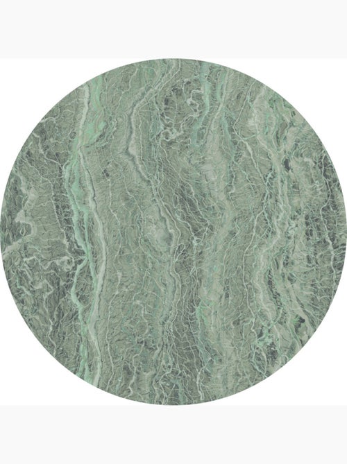 Photo Murale Ronde - Effet Marbré Vert - Kiabi