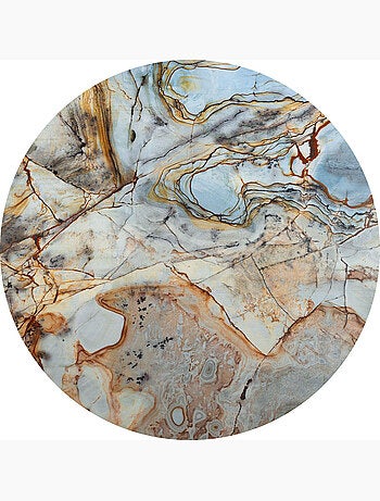 Photo Murale Ronde - Effet Sphère Marbré