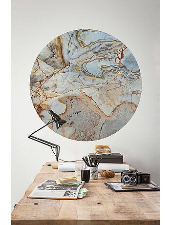 Photo Murale Ronde - Effet Sphère Marbré