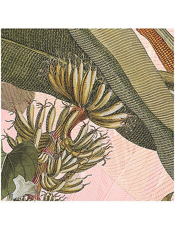 Photo Murale Ronde - Feuilles De Bananiers Fanées