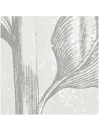 Photo Murale Ronde - Fleurs Dessinées En Noir Et Blanc