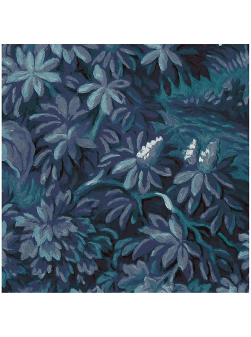 Photo Murale Ronde - Forêt Bleu Azul - Kiabi