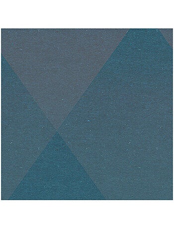 Photo Murale Ronde - Formes Géométriques Losanges Bleus