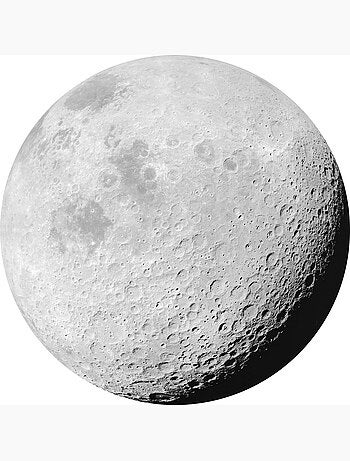Photo Murale Ronde - La Lune Éclairée