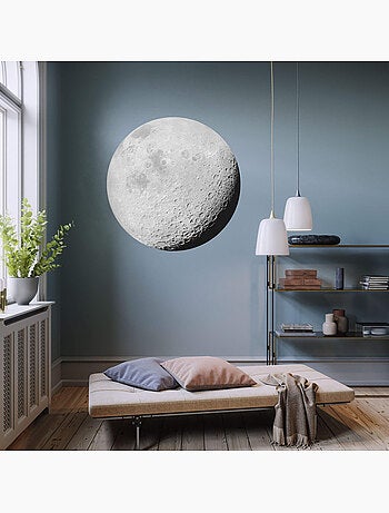 Photo Murale Ronde - La Lune Éclairée