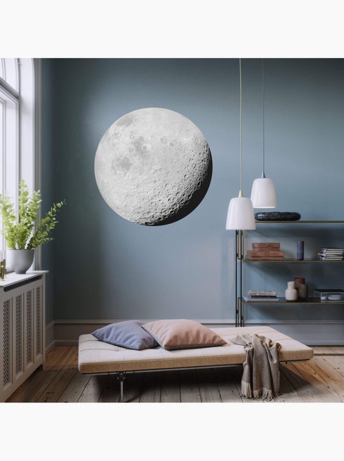 Photo Murale Ronde - La Lune Éclairée - Kiabi