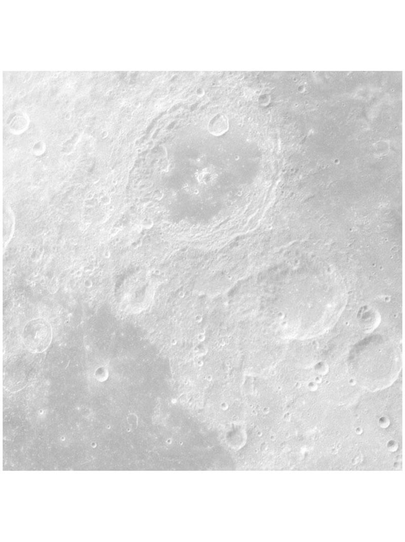 Photo Murale Ronde - La Lune Éclairée Multicolore - Kiabi