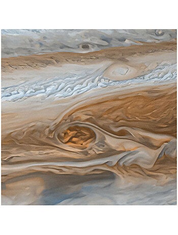 Photo Murale Ronde - La Planète Jupiter