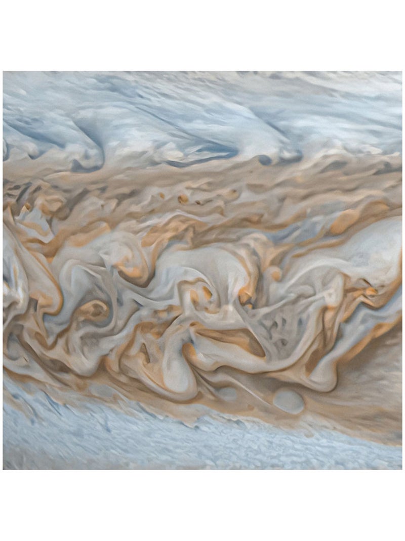 Photo Murale Ronde - La Planète Jupiter Multicolore - Kiabi