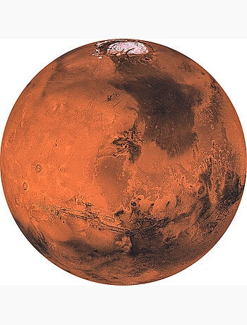 Photo Murale Ronde - La Planète Mars
