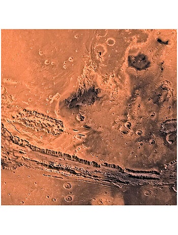 Photo Murale Ronde - La Planète Mars