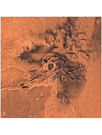 Photo Murale Ronde - La Planète Mars