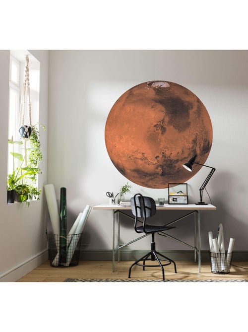 Photo Murale Ronde - La Planète Mars - Kiabi