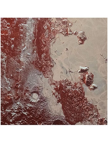 Photo Murale Ronde - La Planète Pluto