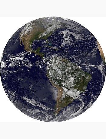 Photo Murale Ronde - La Planète Terre