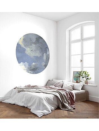 Photo Murale Ronde - Nuages Orageux