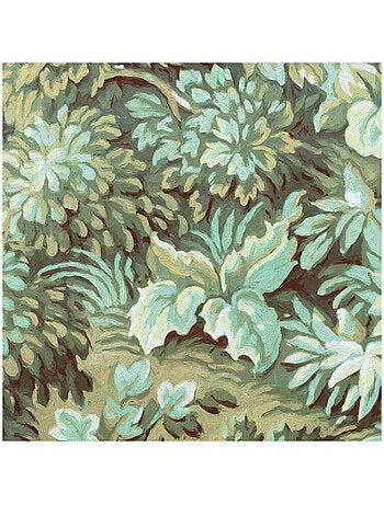 Photo Murale Ronde - Petites Feuilles Vertes