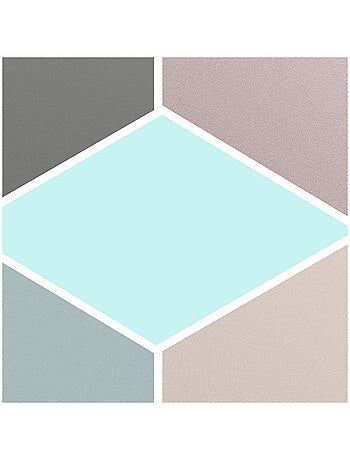 Photo Murale Ronde - Structure De Cubes Asymétriques