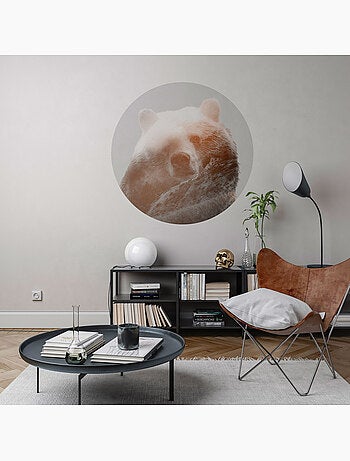 Photo Murale Ronde - Tête D'Ours