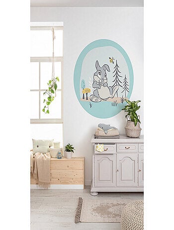 Photo murale ronde auto-adhésive Disney Bambi Panpan et l'abeille et diam. 125 cm