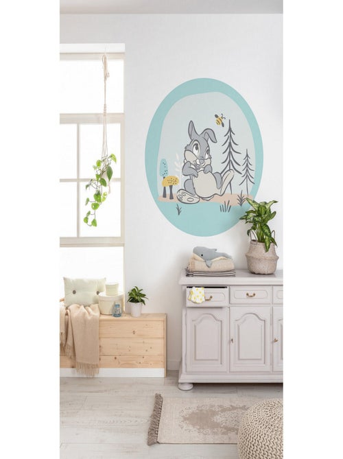 Photo murale ronde auto-adhésive Disney Bambi Panpan et l'abeille et diam. 125 cm - Kiabi