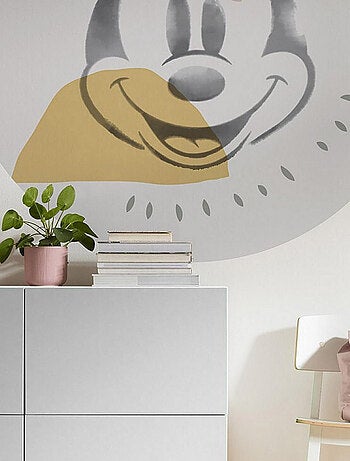 Photo murale ronde auto-adhésive Mickey abstrait Disney diam. 125 cm