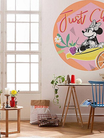 Photo murale ronde auto-adhésive Minnie Chill diam. 125 cm