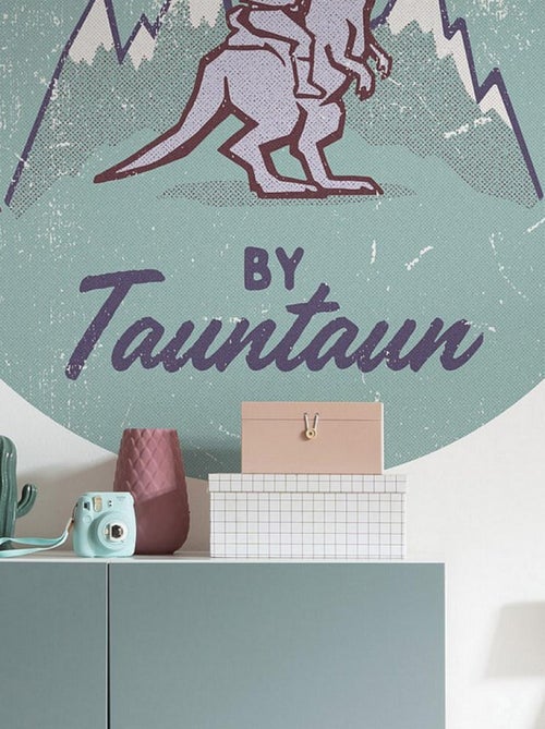 Photo murale ronde auto-adhesive Star Wars -Explorez la planète de glace Hoth- diam. 125 cm - Kiabi