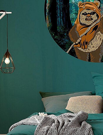 Photo murale ronde auto-adhésive Star Wars -Protège la Forêt- diam. 125 cm