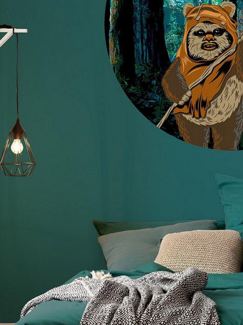 Photo murale ronde auto-adhésive Star Wars -Protège la Forêt- diam. 125 cm - Kiabi