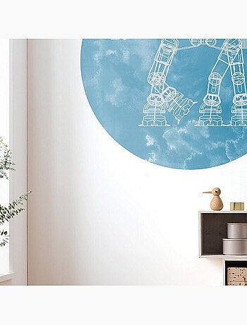 Photo murale ronde auto-adhésive Star Wars AT-AT diam. 125 cm