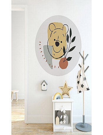 Photo murale ronde auto-adhesive Winnie l'Ourson sourire diam. 125 cm