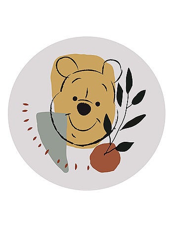 Photo murale ronde auto-adhesive Winnie l'Ourson sourire diam. 125 cm