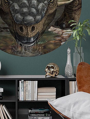 Photo Murale Ronde Dinosaure Tarchia - 125 cm