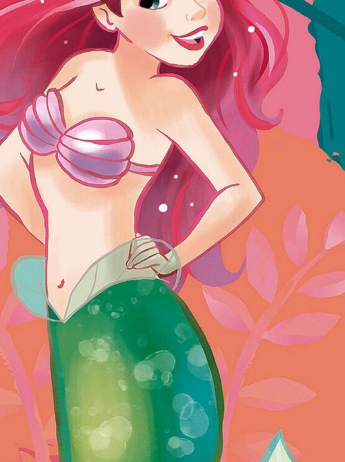 Photo Murale Ronde  Disney Ariel les mains sur les hanches - 125 cm - Kiabi