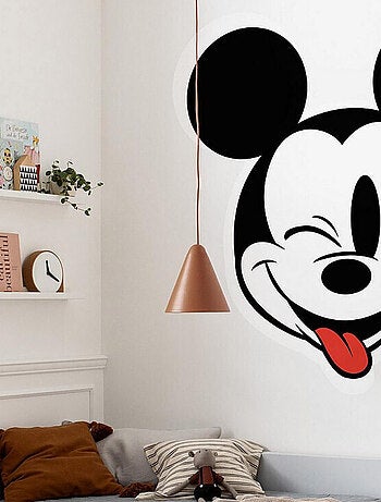 Photo Murale Ronde Disney Mickey clin d’oeil et tire la langue - 125 cm