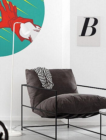 Photo Murale Ronde Marvel Avengers Bouclier Capitaine América Pop Art - 125 cm