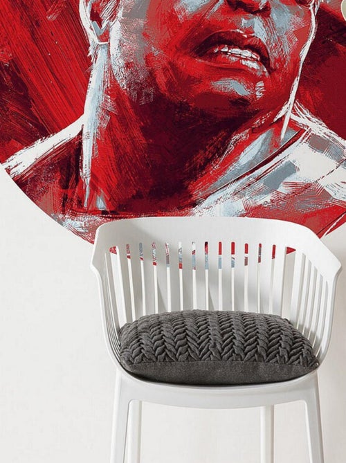 Photo Murale Ronde  Marvel Avengers Hulk peinture Bruce Banner - Mark Ruffalo - 125 cm - Kiabi