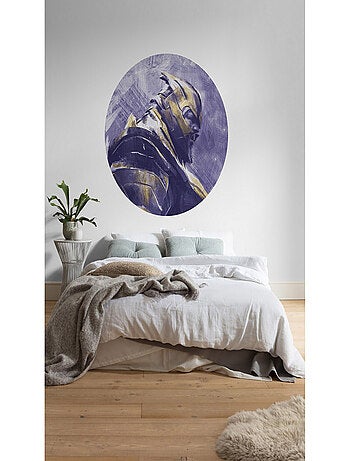 Photo Murale Ronde Marvel Avengers Thanos peinture - 125 cm